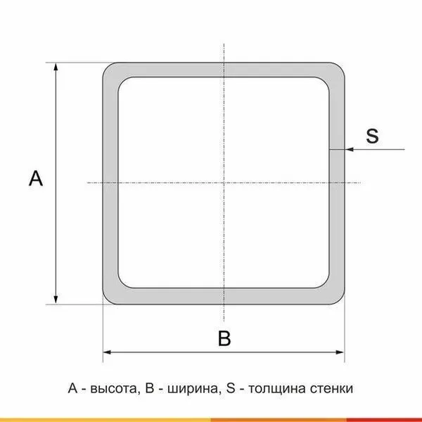 Труба профильная 200х200х8 09Г2С ГОСТ 30245-2003 - 4